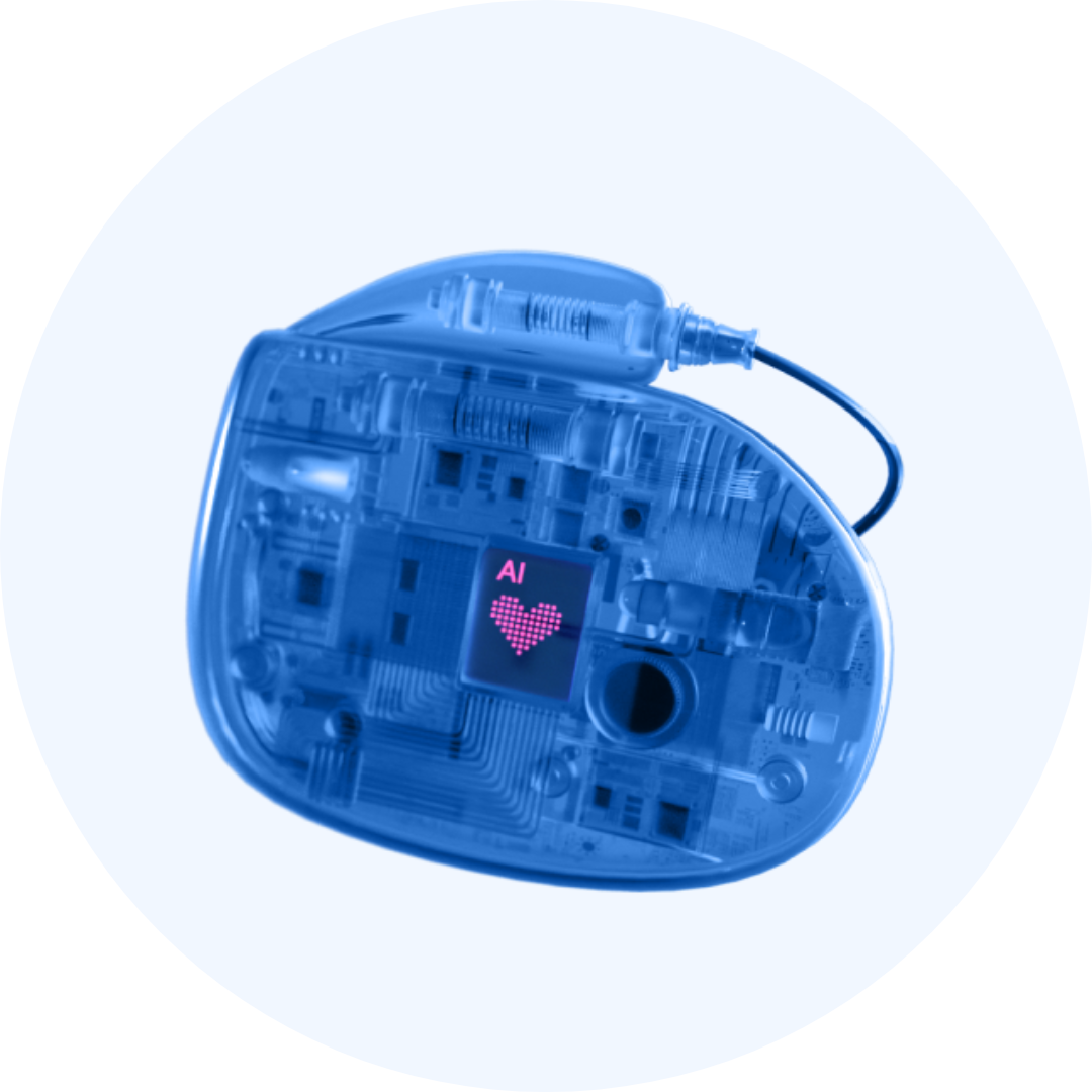 Illustration representing medical device support